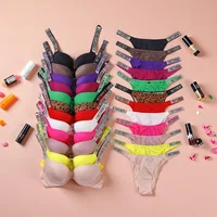 Conjunto de bragas y sujetador en V para mujer, Bralette de realce de encaje, lencería transpirable cómoda sin costuras, ropa para el hogar, conjunto de lencería, conjunto de ropa interior