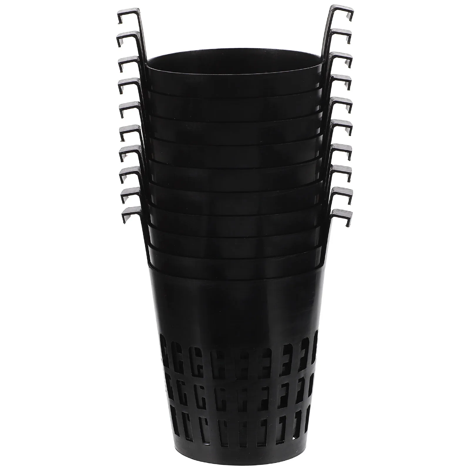 

10pcs Planting Baskets Hooks Lightweight Breathable Growth Water Saving Ideal Orchid Nursery Small Plants