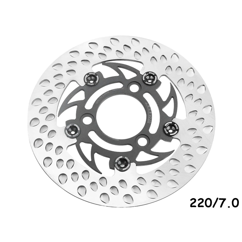 220mm-70-eバイク・オートバイ用ブレーキディスクフローティングディスクローター、ヤマハスクーター、niu-n1s、ninebotパーツ用汎用フロント-リアホイール