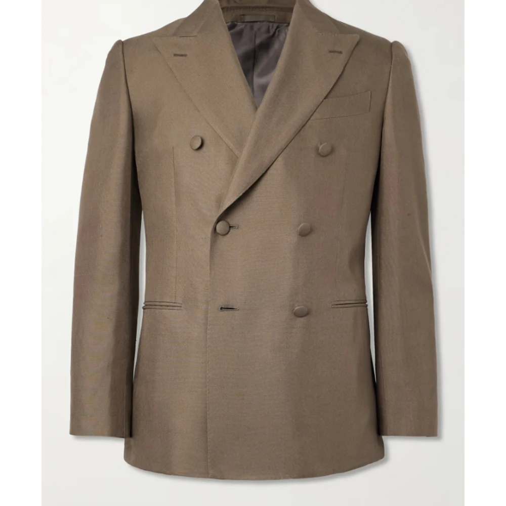 

Men's Suit Jacket Blazer Notched Lapel Double Breasted Slim Fit Comfortable Elegant Business Casual Fashion Stylish Coat Formal