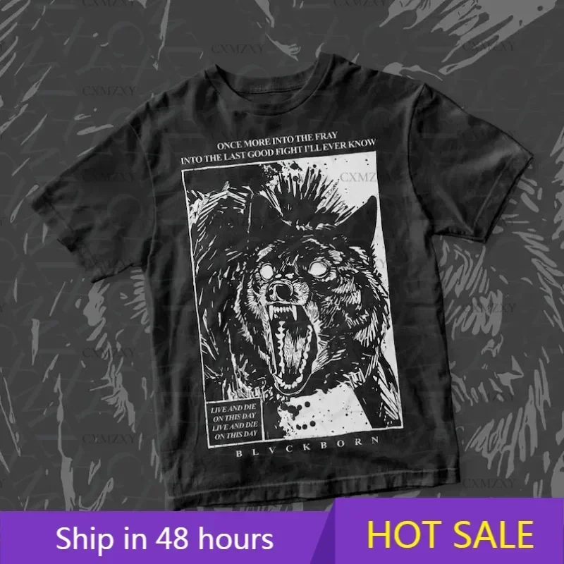 

2025 Once More Into The Fray cotton shirtmen women enthusiast summer casual cotton unisex T-shir T-shirt