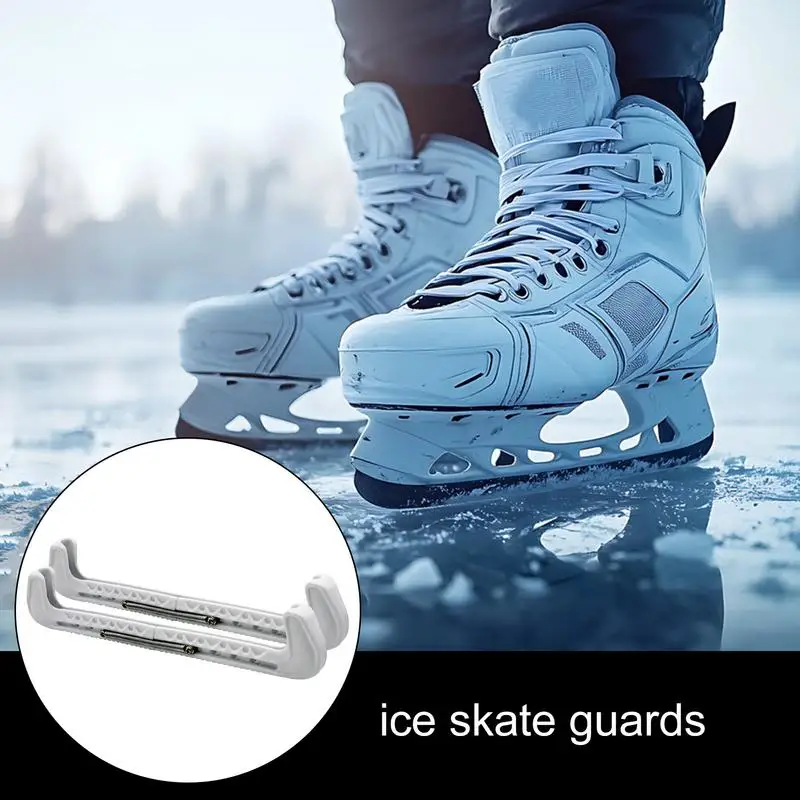 Ice Skate Guards Hard Guards For Figure Skates High Strength Ice Skating Guards Compact Ice Skate Protector Figure Skate Covers