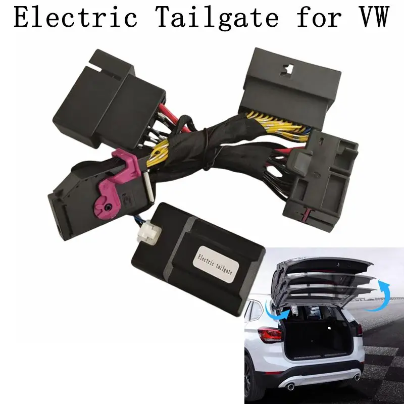 

ДЛЯ vw Touareg iD4 passat Tiguan t-roc Электрический модуль блокировки задней двери Автоматический подъем Электрический электрический задний дверь Переоборудованный