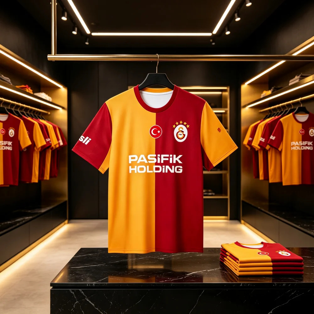 26-27 Galatasaray Football Jersey Men Summer New 3D Print Training Breathable Quick Drying Sweatshirt Y2K Family Kids Tees