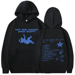 Traf mich hart und weich 2024 Tour Hoodies Männer Frauen Kleidung Mode Harajuku Pullover übergroße Langarm Sweatshirts Fans Geschenk