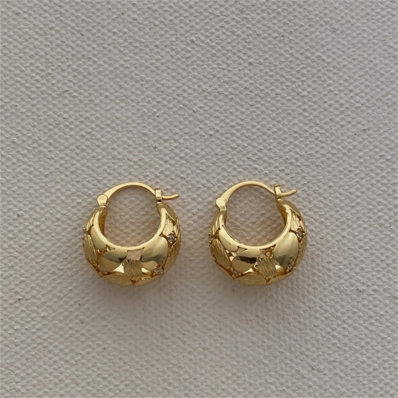Modern Abstract Design Drop Earrings With Tarnish Resistant Coating Long Lasting Women's Trendy Ear Decoration