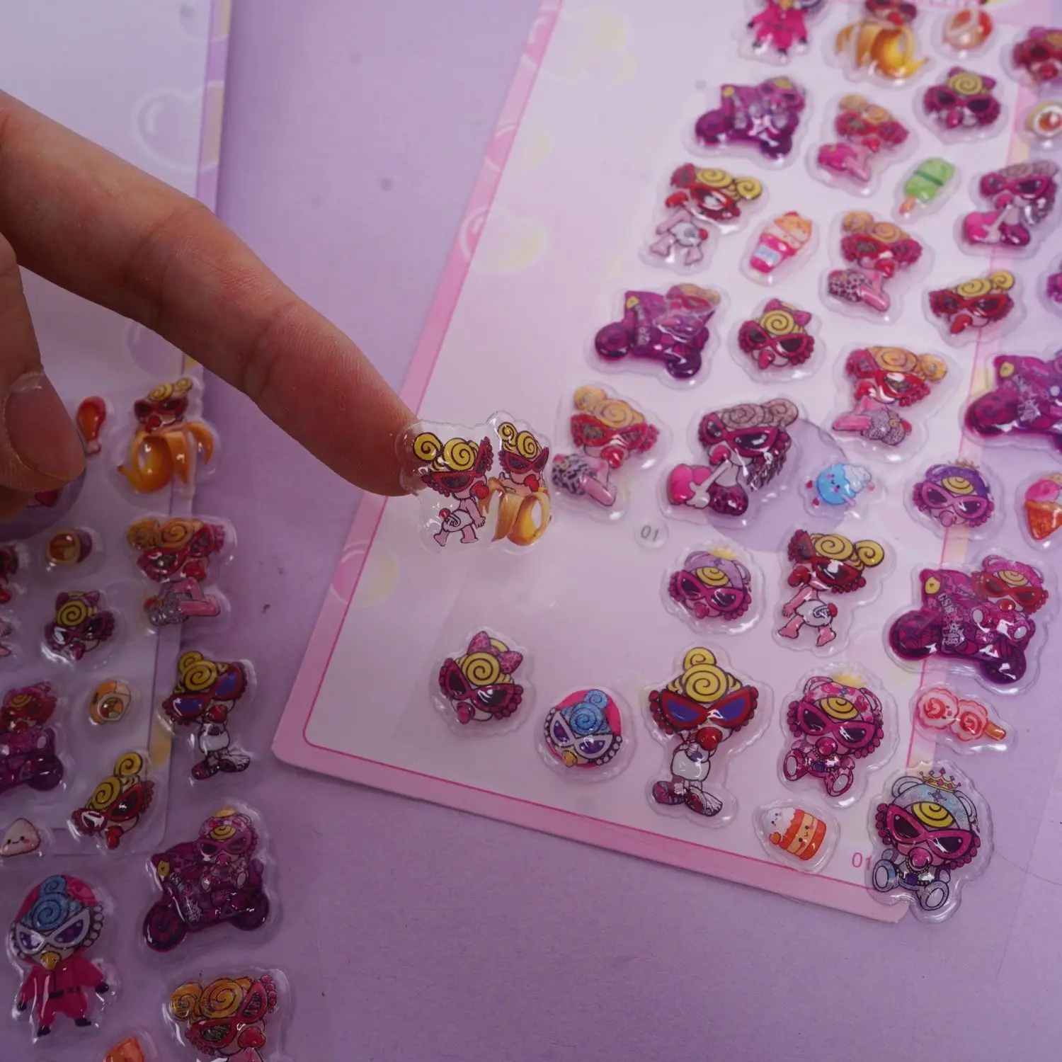 20-40pcs Japanese 3d Hollow Embossed Sticker Cute Diy Mobile Phone Case Decoration Handbook Toy Sticker Gift Wholesale