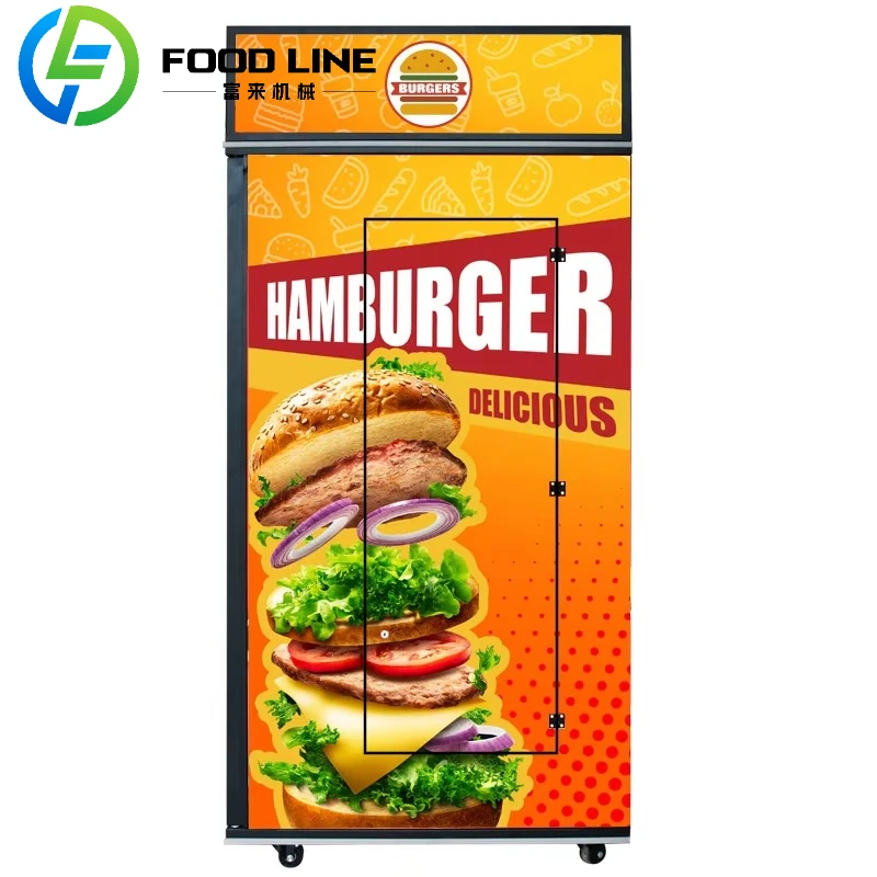 سعر المصنع بالجملة آلة برغر كهربائي آلة بيع آلة صنع البرجر الصينية التجارية