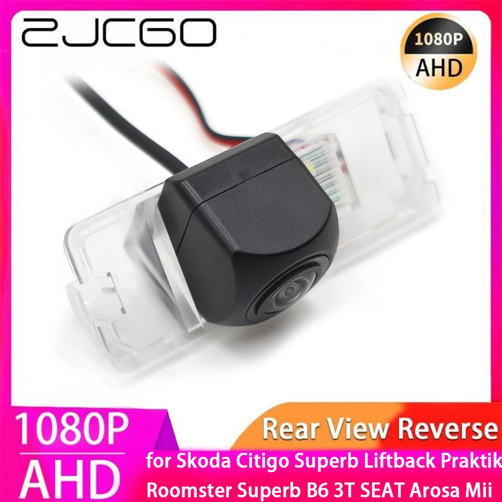 

AHD 1080P Parking Back up Car Rear View Camera for Skoda Citigo Superb Liftback Praktik Roomster Superb B6 3T SEAT Arosa Mii