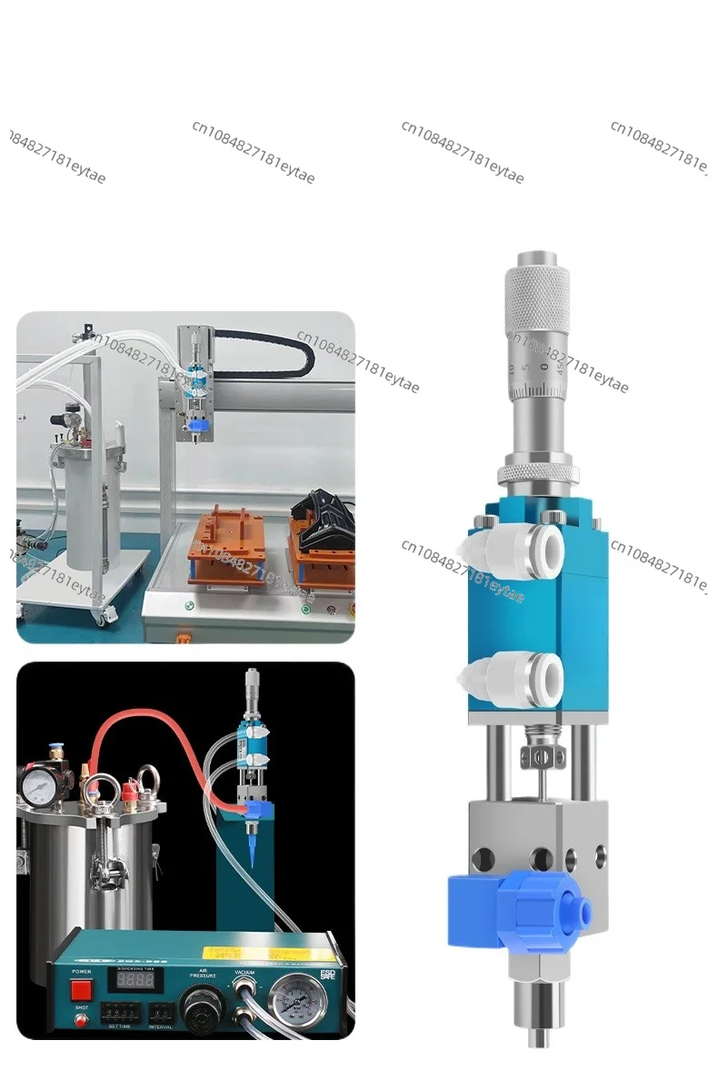 

1PCS Precision dispensing valve thimble high frequency spray valve suction type large flow glue gun,