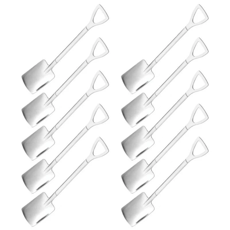 

Coffee Spoons Cutlery Steel Shovel Ice Cream Spoon Convenient Utensils for Coffee