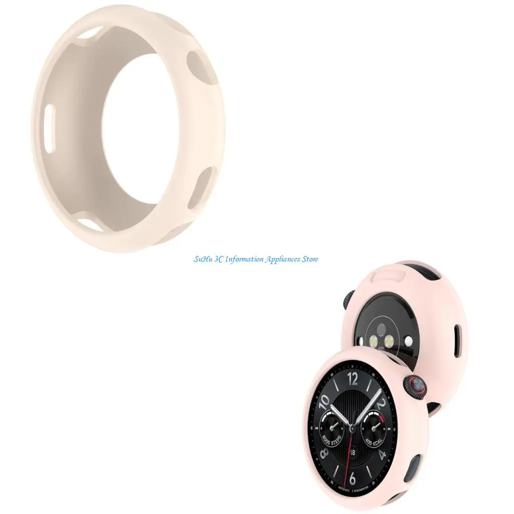 

Full Body Shock Absorbing Case Scratch Resistant Silicone Cover Lightweight Wearable Device Case for watch5