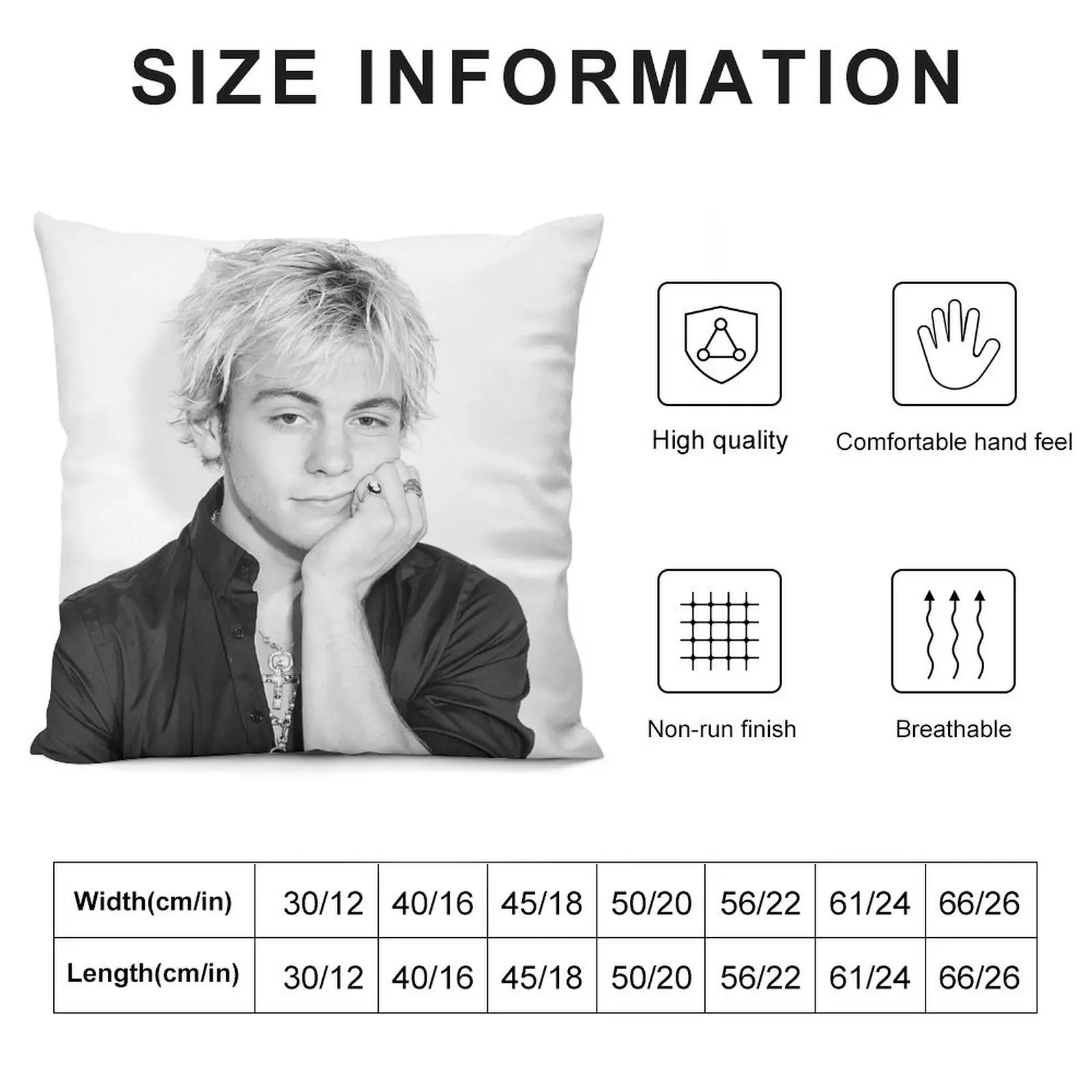 ross lynch cute Throw Pillow Cushions For Decorative Sofa Covers For Sofas Throw Pillow pillow