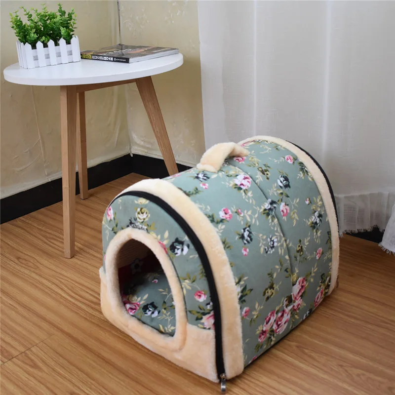 Pet Dog Tent House Soft Kennel Dog Tent Bed Indoor Detachable Portable Bed Kennel For Small Medium Large Dogs Puppy Cats Cave