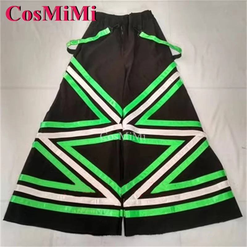 

CosMiMi So Handsome Ghost Dance Pants Cosplay Costume Cool Reaper Phat Pants Bell-bottoms Grim Reflective Trousers For Unisex