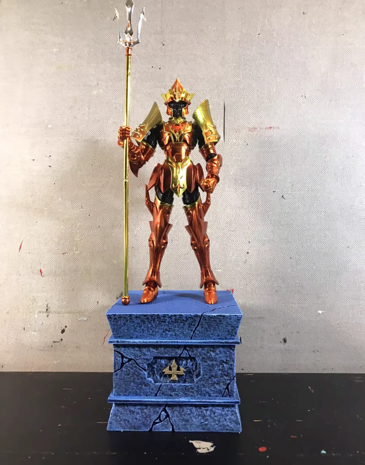 

In Stock Saint Cloth Myth Poseidon Cloth Base Size10cm x 10cm x 8cm XPS Material