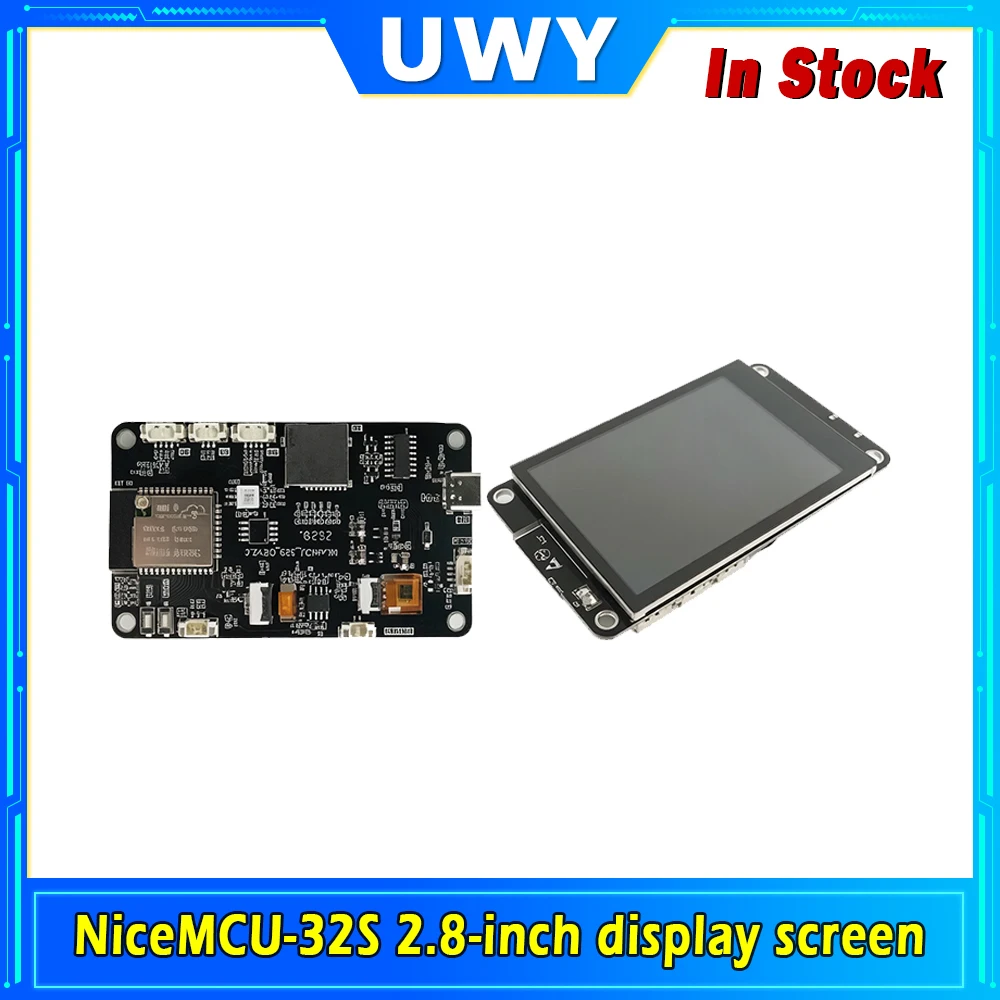 NiceMCU‑32S 2.8 Inch ESP32 Touch LCD Module XH‑32S Onboard ESP32‑D0WD‑V3 Chip Wi‑Fi BLE Type‑C 240×320 Color Display