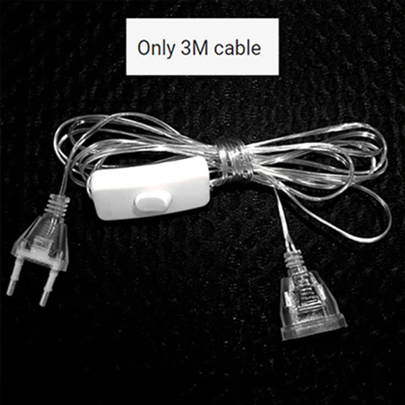 Only 3m extension cable for Christmas lights