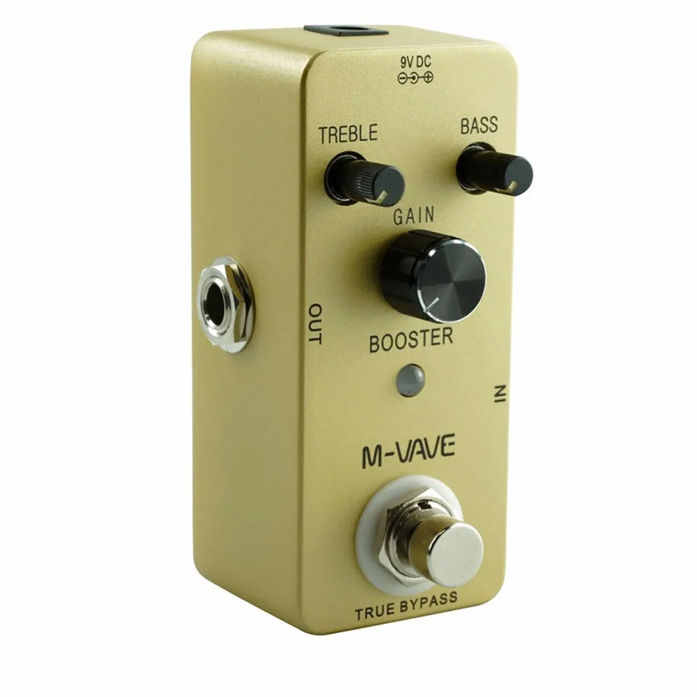 

M-VAVE PURE BOOSTER Guitar Effect Pedal True Bypass Cuvave CUBE BABY Analog Metal Shell Guitar Parts Pure circuit analog