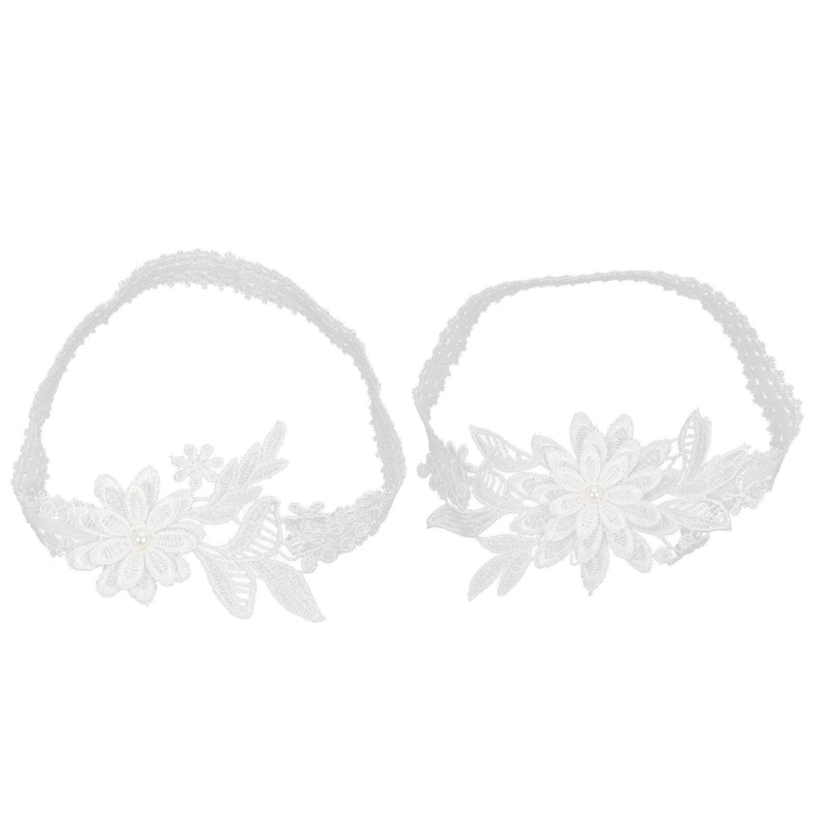 Bandes de jambes en perles, 1 paire, jarretelles de mariée en dentelle florale, haute qualité, solide, Durable, tempérament élégant, décor de mariées