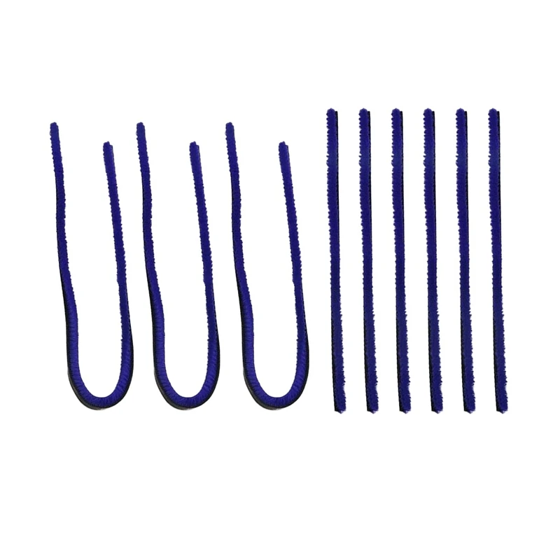 Soft Plush Strips For Dyson V6 V7 V8 V10 V11 Vacuum Cleaner Soft Roller Head Replacement Accessories Parts (9Pcs)