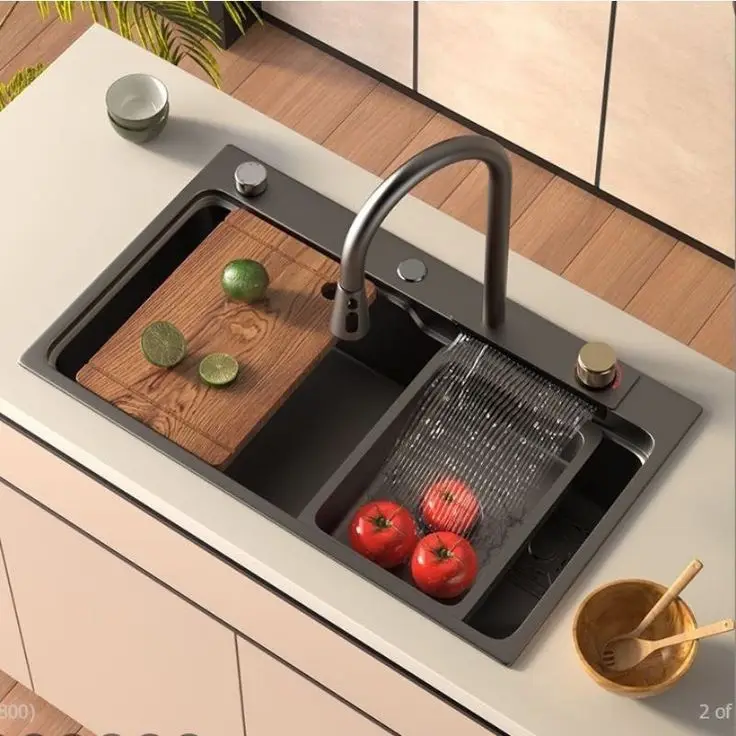 Sink,High-Tech Sensor-Operated Kitchen Smart Sink For Hygienic Kitchen Use
