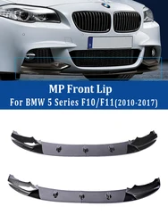 Dla BMW 5 Series F10 F11 z włókna węglowego M Sport M Tech przedni rozdzielacz spojler zderzaka tylny dyfuzor Spoiler 2010-2017 520i 523i 528i