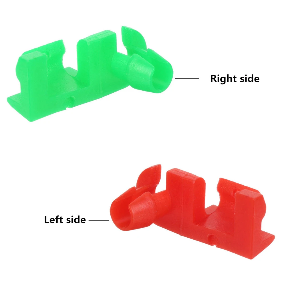 1Pair 88981031 88981030 Left Right Plastic Tailgate Handle Rod Clip for Chevrolet Silverado  Sierra 1999-2007 Red + Green