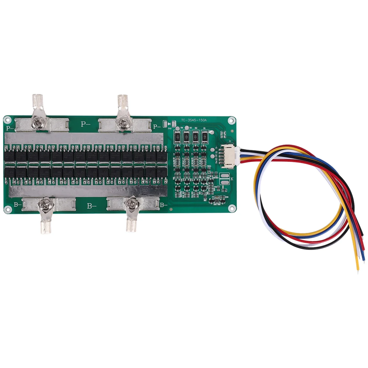 

SCLS 4S 12V LiFePO4 Battery Protection Board with Balanced Charging 150A Continuous 100A Power Portable Car Start Equalizer