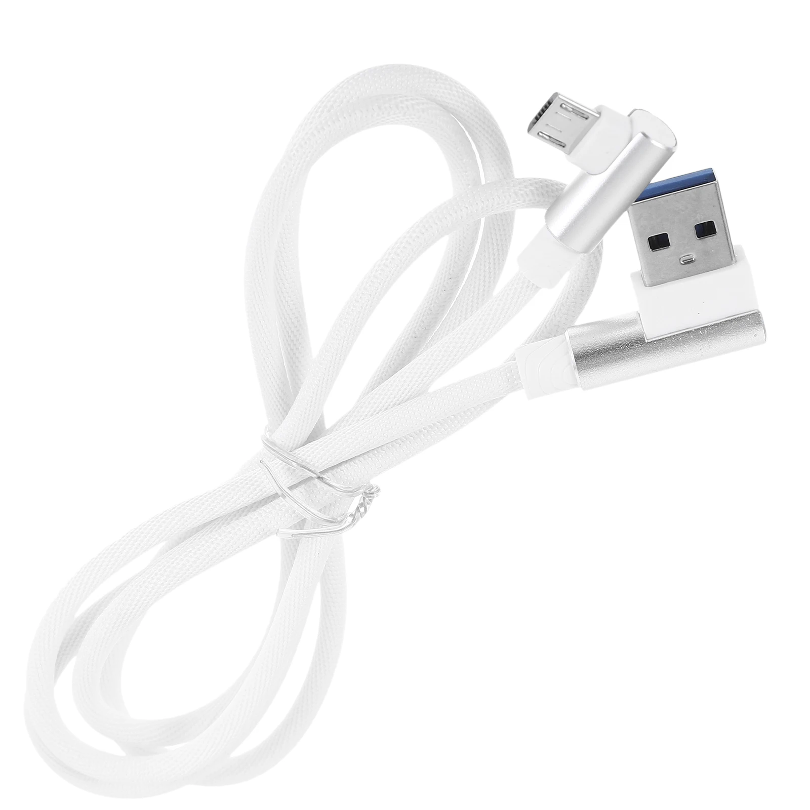 

Micro Interface Charging Cable Long Usb Phone Cord White Durable Fast Sync Copper Wiring Safe High Speed Data Transfer