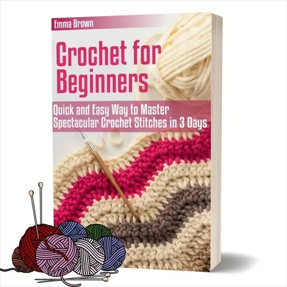 

Master Crochet Stitches in 3 Days Quick Easy Guide Perfect Knitting Lover Gift