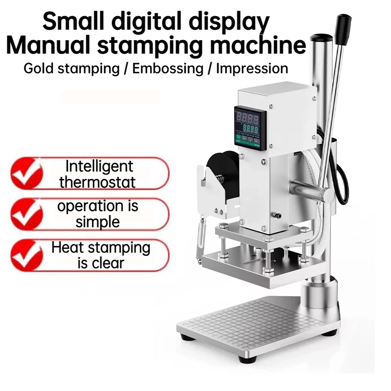 

Manual Hot Stamping Machine Rapid Stamping Machine for Labels Leather Embossing Stamping Machine Logos Label Stamping Machine