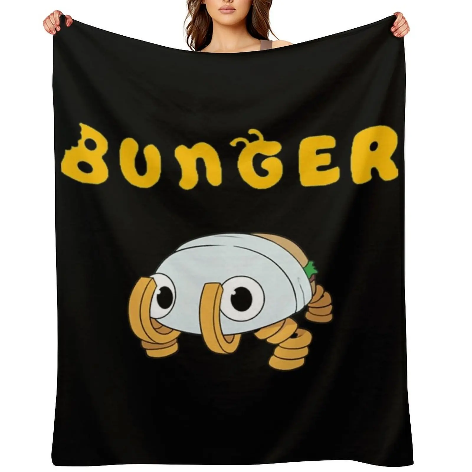 

Bugsnax Bunger Throw Blanket wednesday Moving christmas decoration Stuffeds Blankets