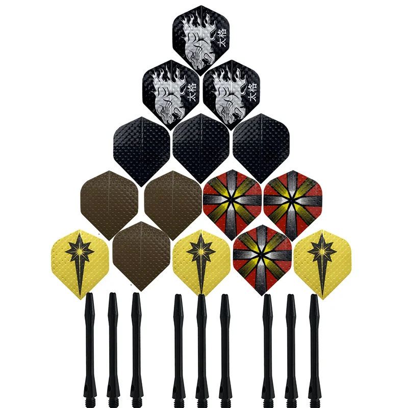 

6PCS Standard Darts Professional Durable PET Dart 45mm Dart Shafts for Steel/Soft Tip Darts Accessories Standard Flight