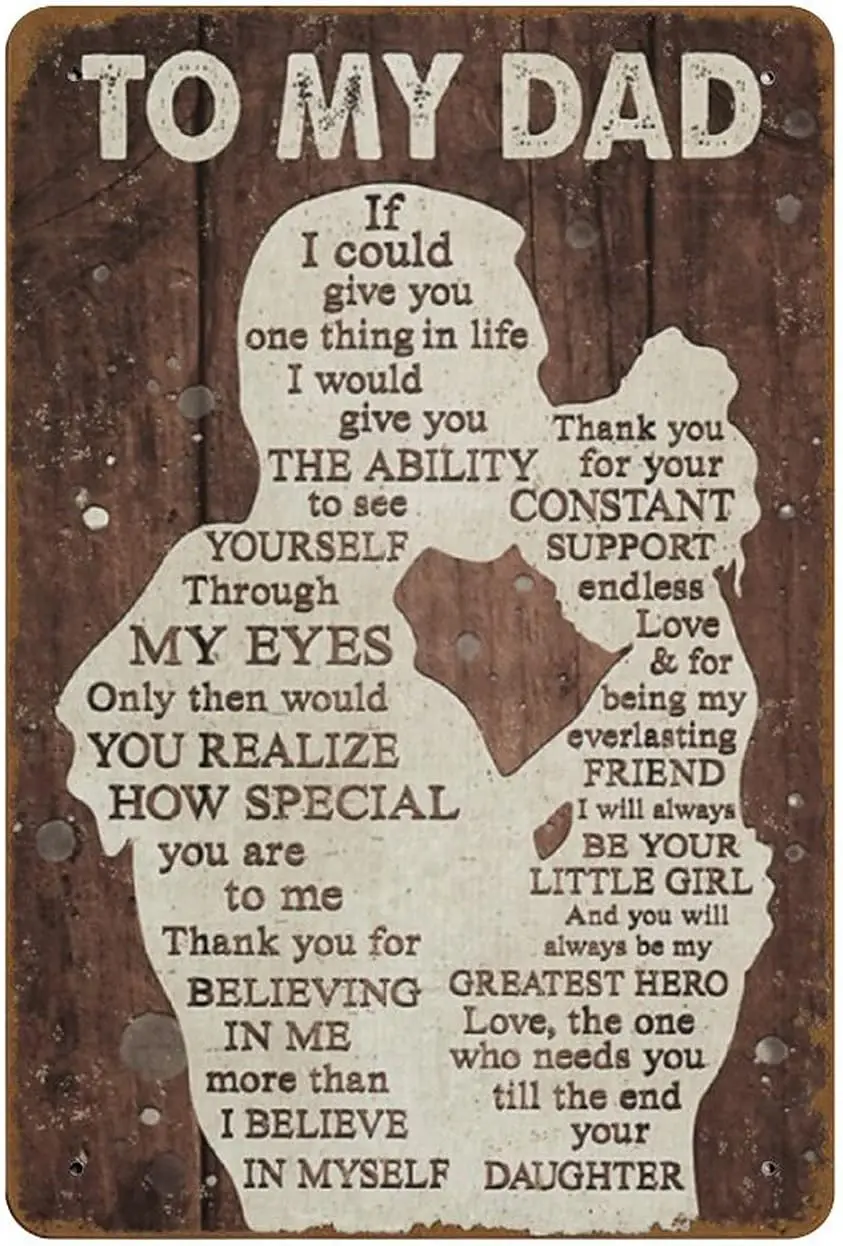 Graman to My Dad If I Could Give You One Thing in Life Gift for Dad from Daughter Birthday Gift for Dad Print Wall ArtNovelty Ti