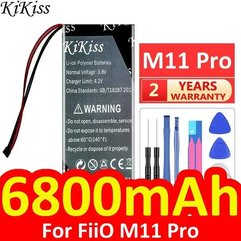 

Music Player Battery 6800Mah High Compatibility For Fiio M11 Pro