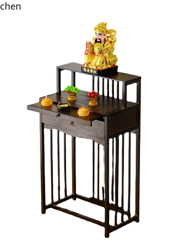 YFY Household Modern Style Multi-Layer Prayer Altar Table Table Incense Burner Table Worship Bodhisattva God of Wealth