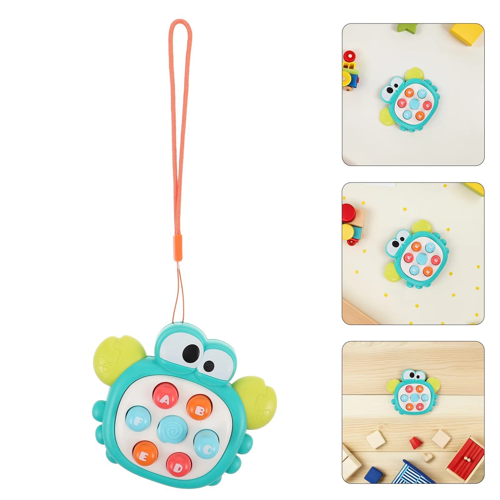 เกมกระดานตัวอักษรภาษาอังกฤษขนาดเล็กแบบพกพาสำหรับเด็ก เกมกดปุ่มสีสันสดใส เสริมพัฒนาการเรียนรู้ เหมาะสำหรับการเดินทางและงานปาร์ตี้