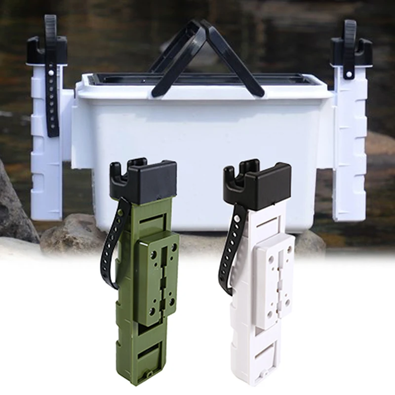 

Fishing Rod Holder Fishing Cooler Box Tackle Box Box Barrel Holder Detachable Rod Bracket Adjustable Pole Tube Stand Snap Design