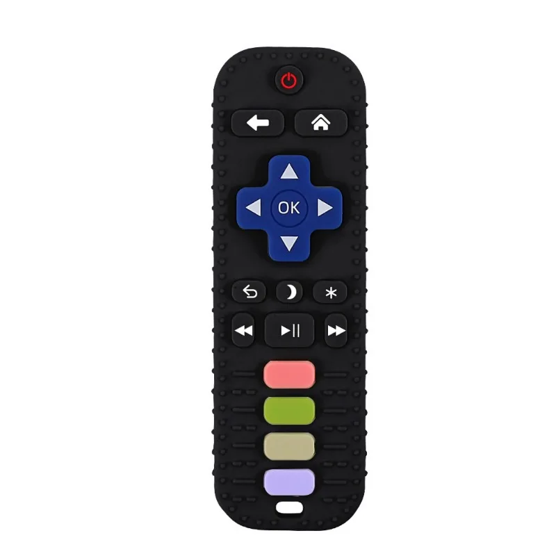 

1PC Silicone Baby TV Remote Control Shape Teether BPA Free Silicone Teething Chewing Sensory Baby Accessories