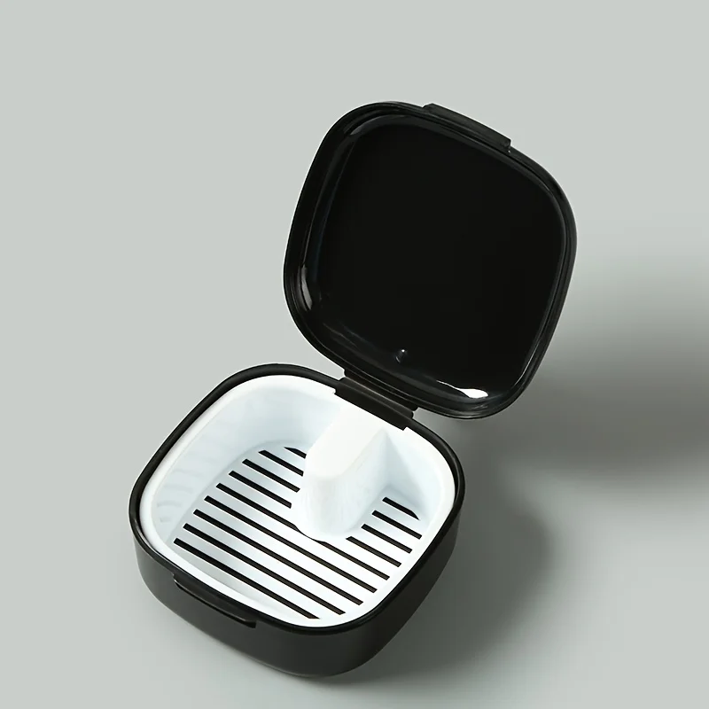 Denture Cleaning And Storage Retainer Case - Non Sterile Denture Case for Easy Cleaning And Storage