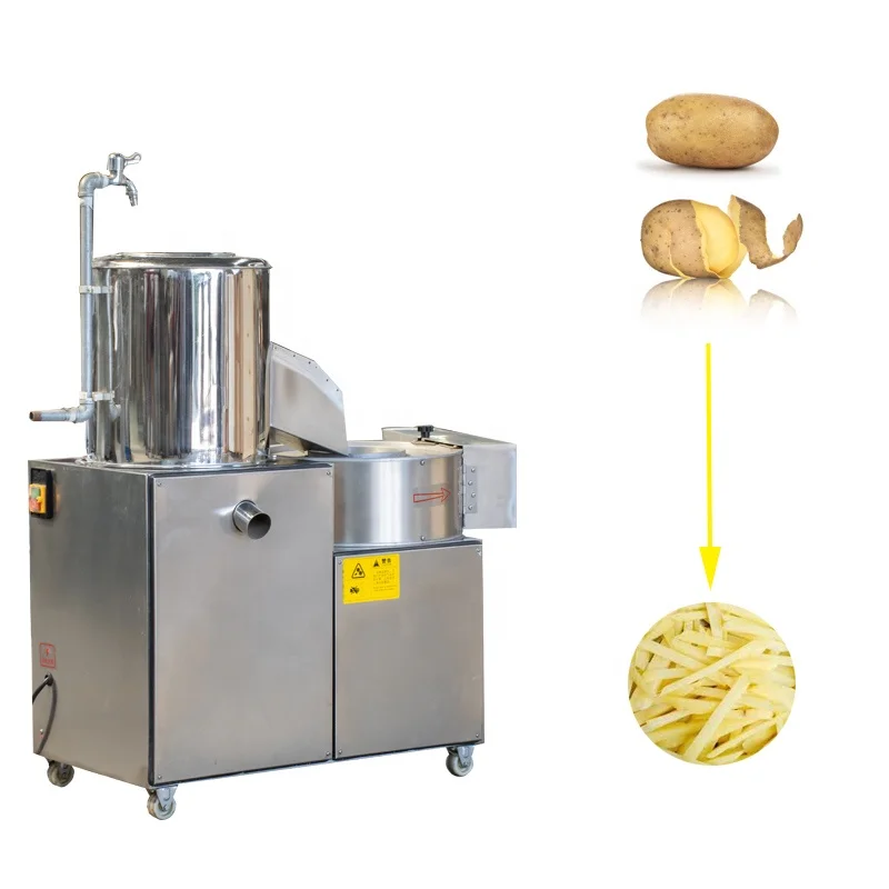 Semi-Automatic French Fries And Potato Chips Production Line French Fries Complete Set Of Equipment