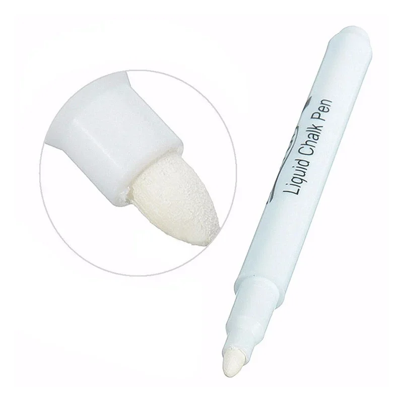 New 2026 White Liquid Chalk Marker Pen 10Pcs No Dust For Glass Chalkboard Blackboard Teacher School Stationery Supplies