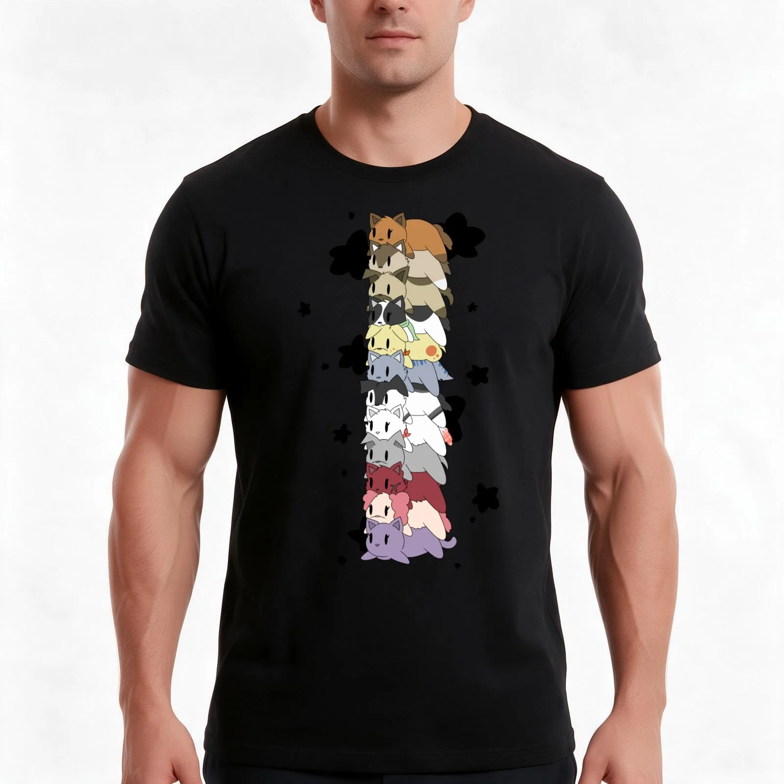 Twelve- Vessel Loaf Stack T-Shirt, Summer Casual Cotton Tee, Oversized Streetwear Tops, Vintage Graphic Print, Unisex Men Women