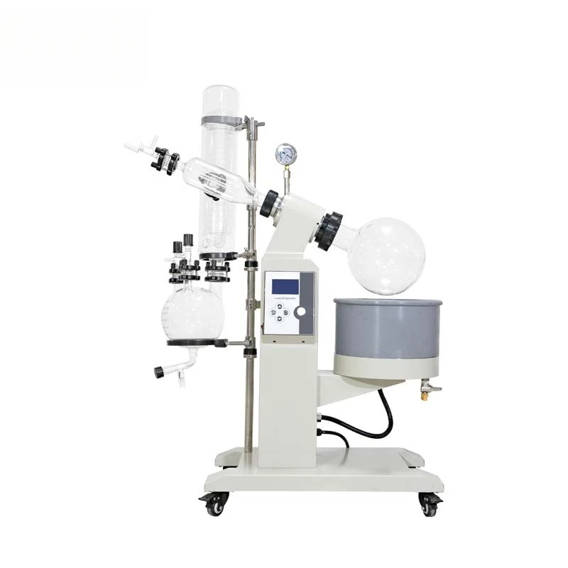 Electric Stainless Steel Distillation Column Reflux Condenser 10L Rotary Evaporator
