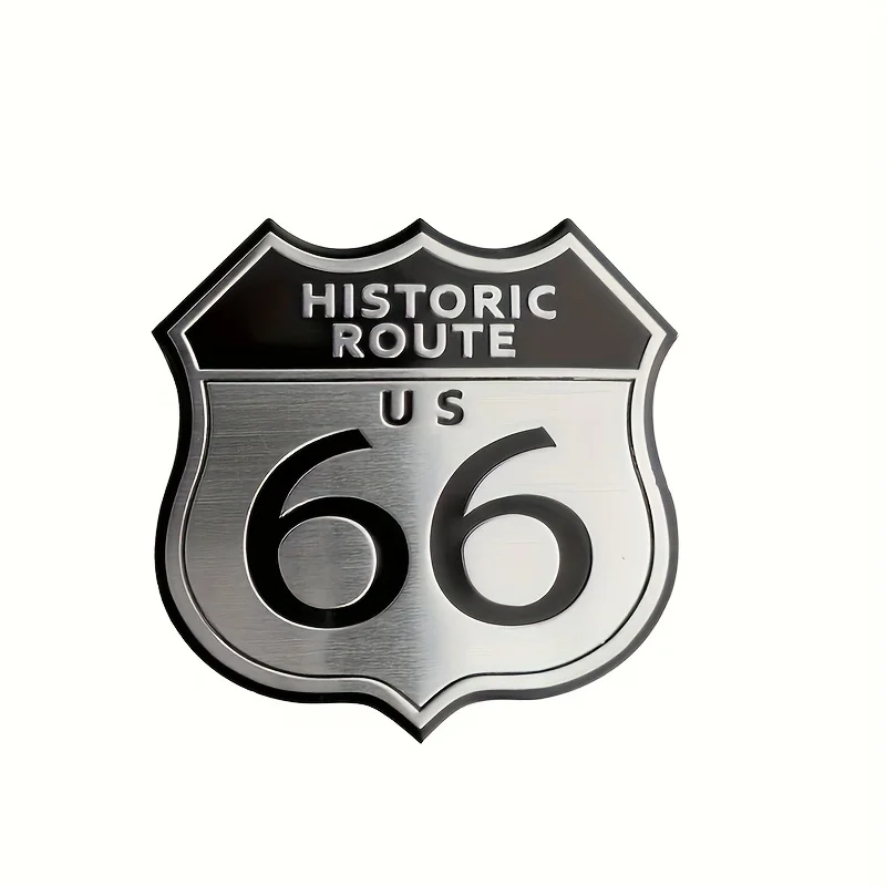 

Car Sticker Waterproof Sunscreen Durable Car Decorative Automotive Sticker Route 66 Stylish Trendy Premium Aesthetic Car Sticker