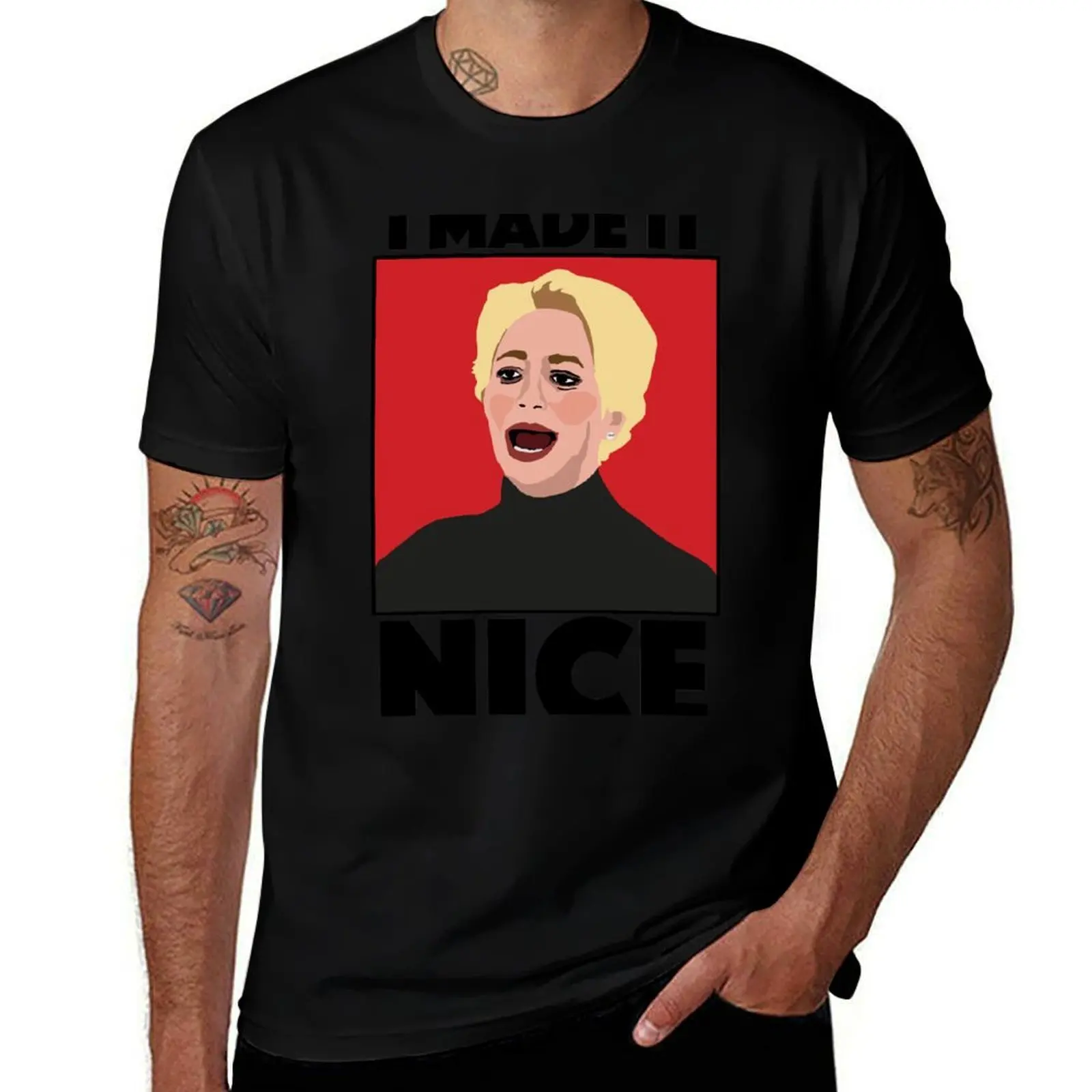 

DORINDA MEDLEY|I Made It Nice|RHONY (Real Housewives of New York) T-Shirt Casual Light Summer Short Sleeve Top