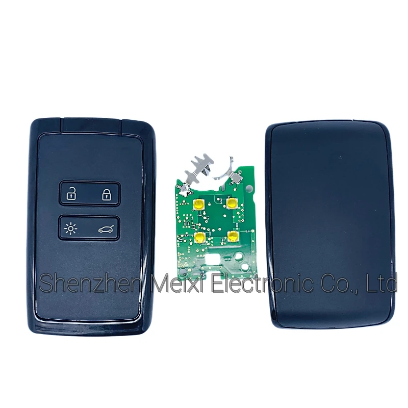 For Renault Megane4 Talisman Espace5 Smart Card Key 4 Buttons 433MHz PCF7953M FCC ID: KR5IK4CH-01