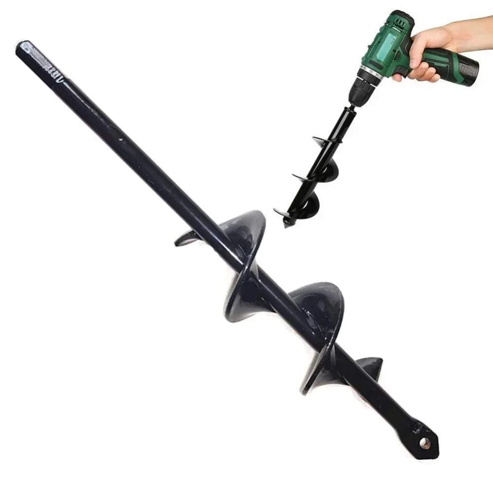 1/2Pcs Hand Drill Charge Electric Drill Ground Bit Irrigating Planting Auger Drill Bit Digs Hole Bulb Plant