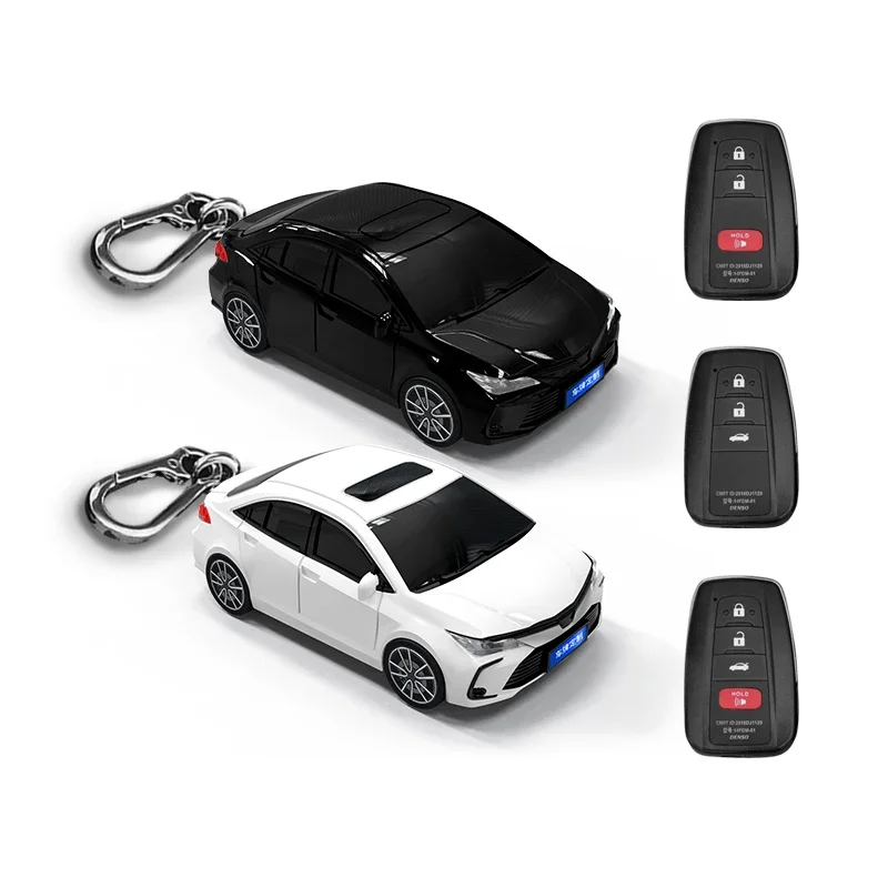 For Toyota Corolla Key Cover Car Model Case Key Case Remote Control Key Box Key Chain Accessories Creative Buckle Surprise Gift